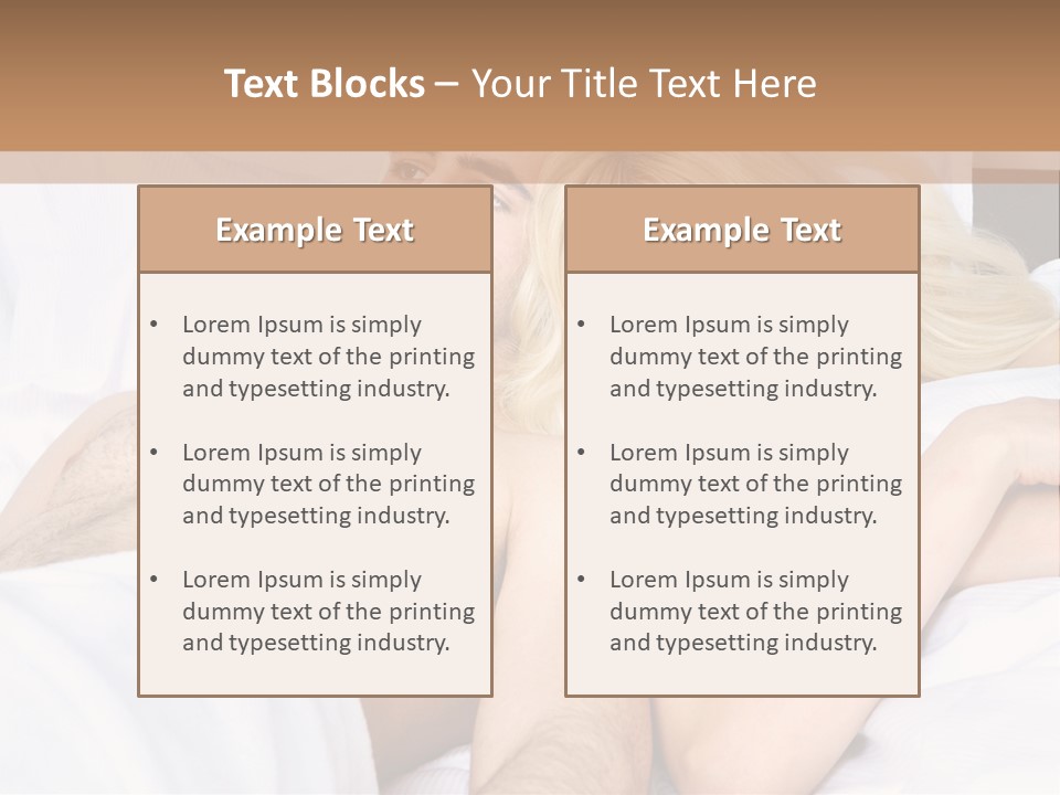 Man Relaxation Problem PowerPoint Template