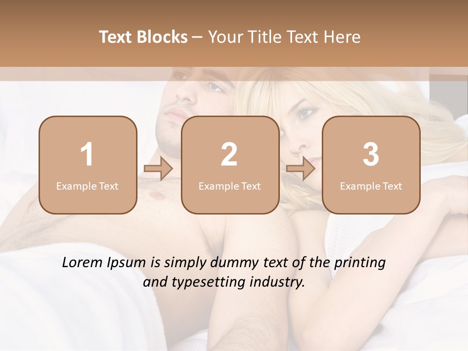 Man Relaxation Problem PowerPoint Template