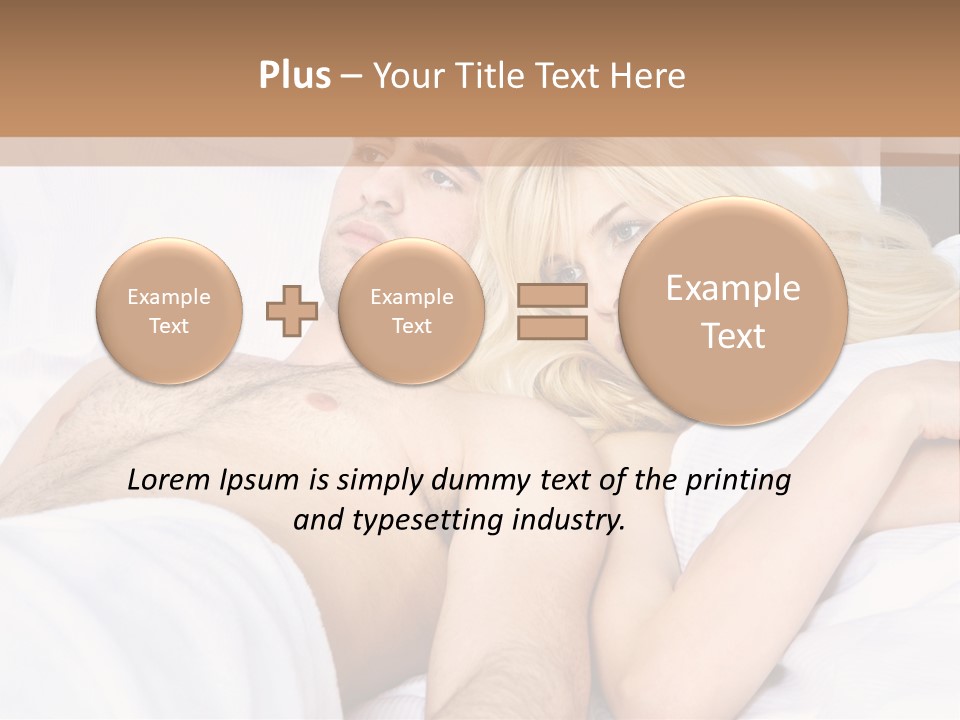 Man Relaxation Problem PowerPoint Template