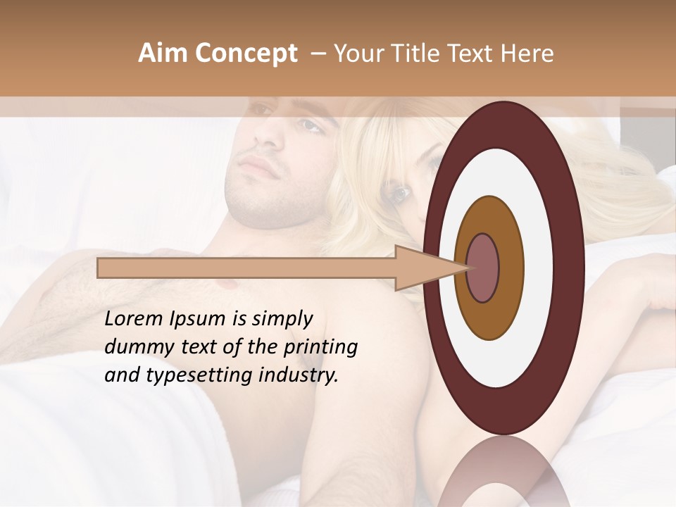 Man Relaxation Problem PowerPoint Template