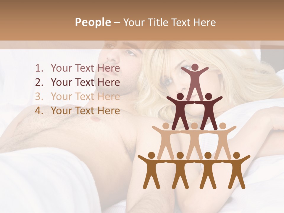 Man Relaxation Problem PowerPoint Template