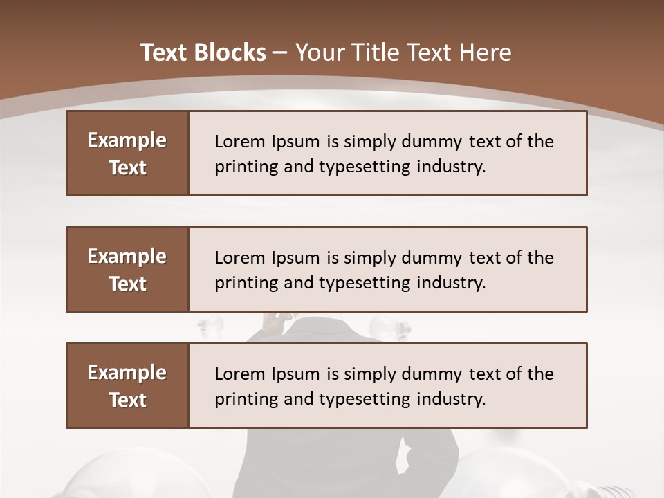 Bulb Brainstorm White PowerPoint Template