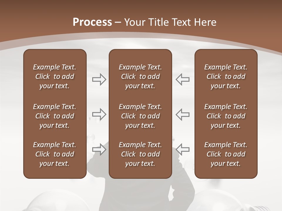 Bulb Brainstorm White PowerPoint Template