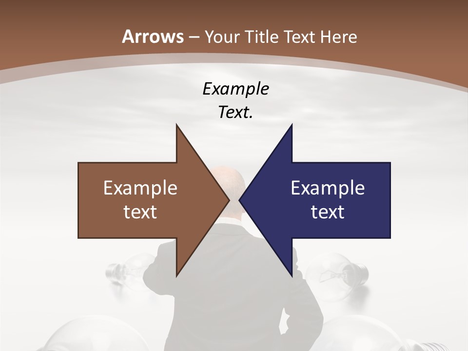 Bulb Brainstorm White PowerPoint Template