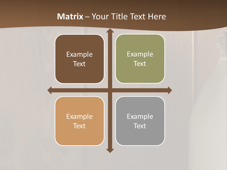 Calcium Groceries Old PowerPoint Template