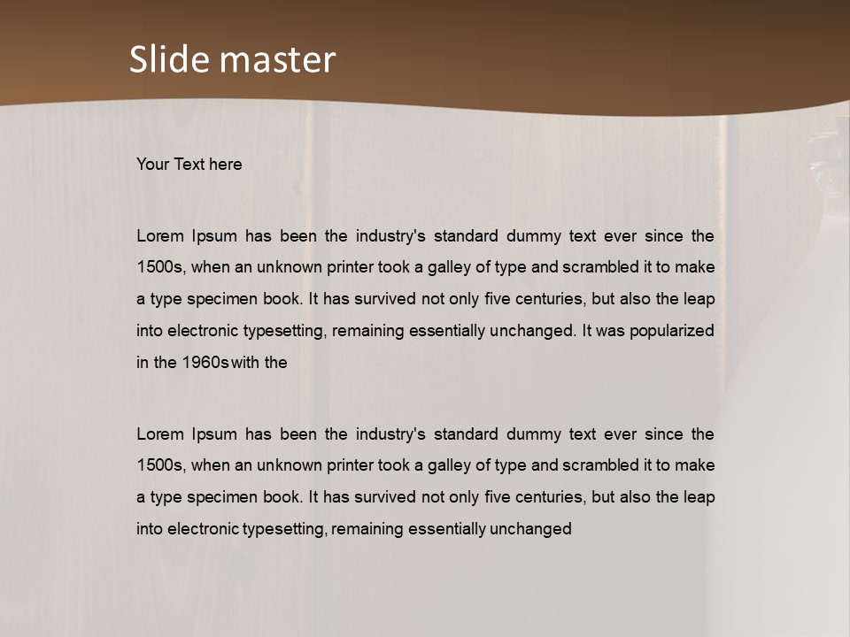 Calcium Groceries Old PowerPoint Template