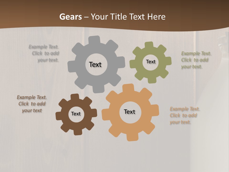 Calcium Groceries Old PowerPoint Template