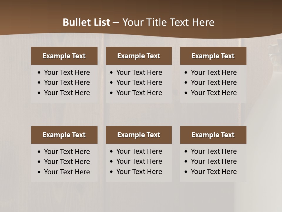 Calcium Groceries Old PowerPoint Template