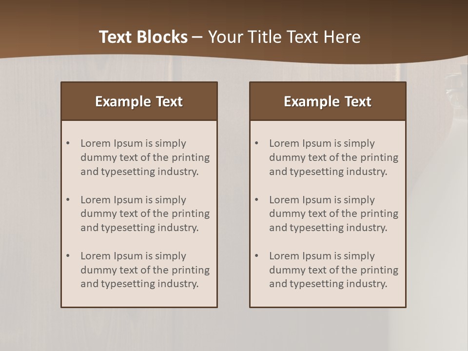 Calcium Groceries Old PowerPoint Template