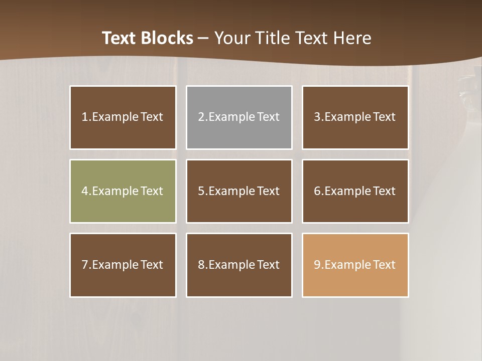Calcium Groceries Old PowerPoint Template