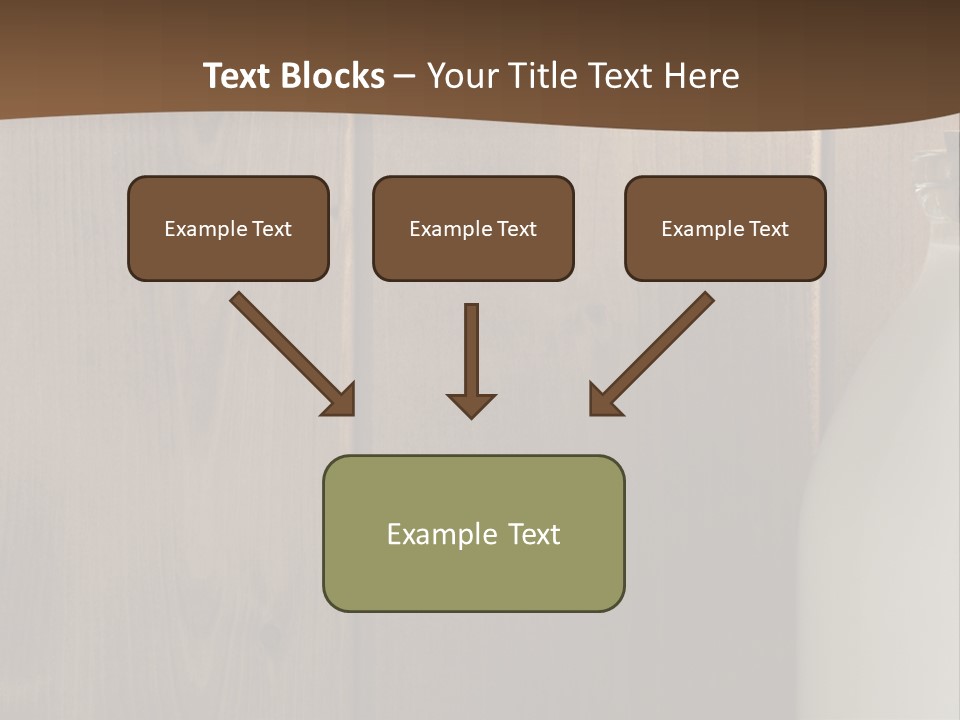 Calcium Groceries Old PowerPoint Template