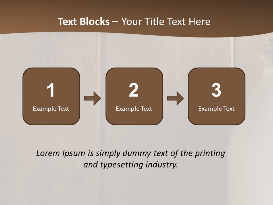 Calcium Groceries Old PowerPoint Template