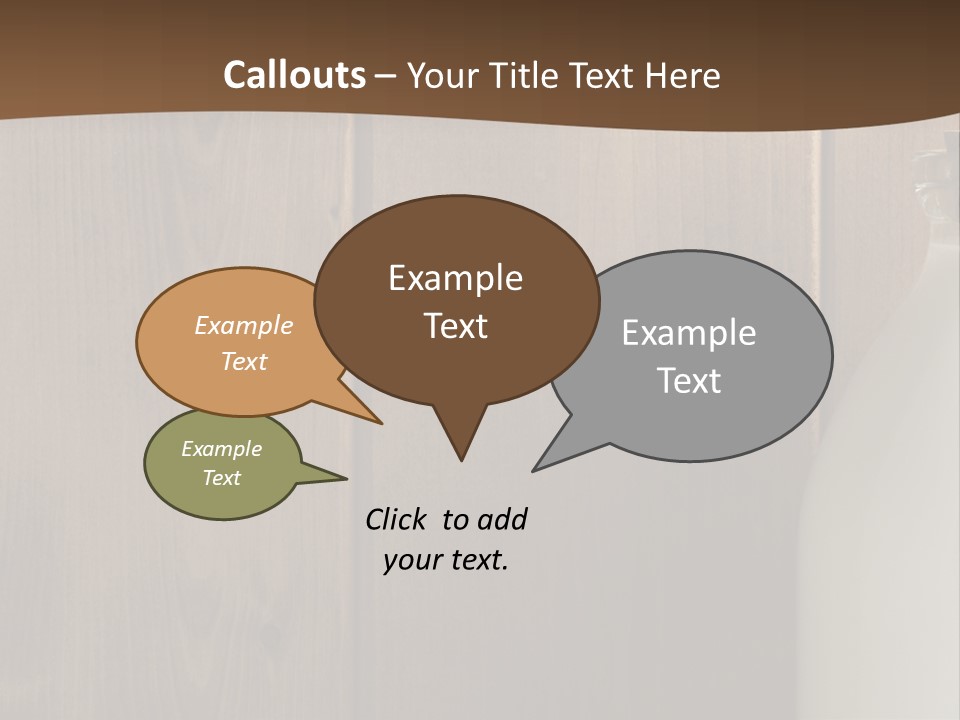 Calcium Groceries Old PowerPoint Template