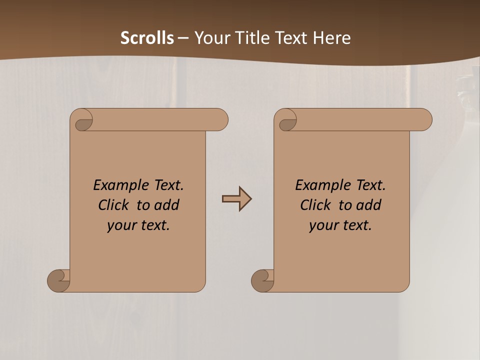 Calcium Groceries Old PowerPoint Template