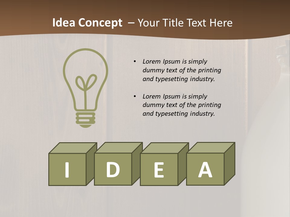 Calcium Groceries Old PowerPoint Template