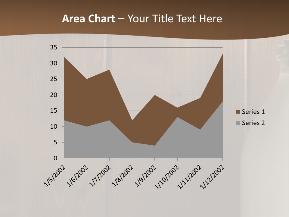 Calcium Groceries Old PowerPoint Template