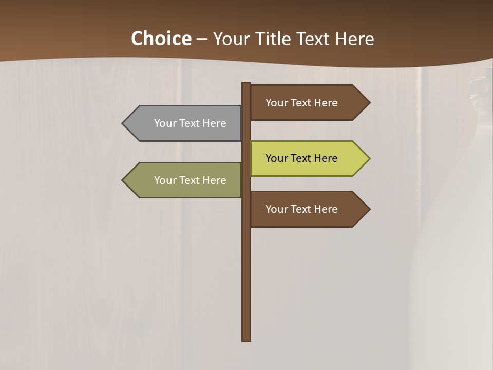 Calcium Groceries Old PowerPoint Template