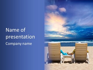 Hand Sand Islands PowerPoint Template