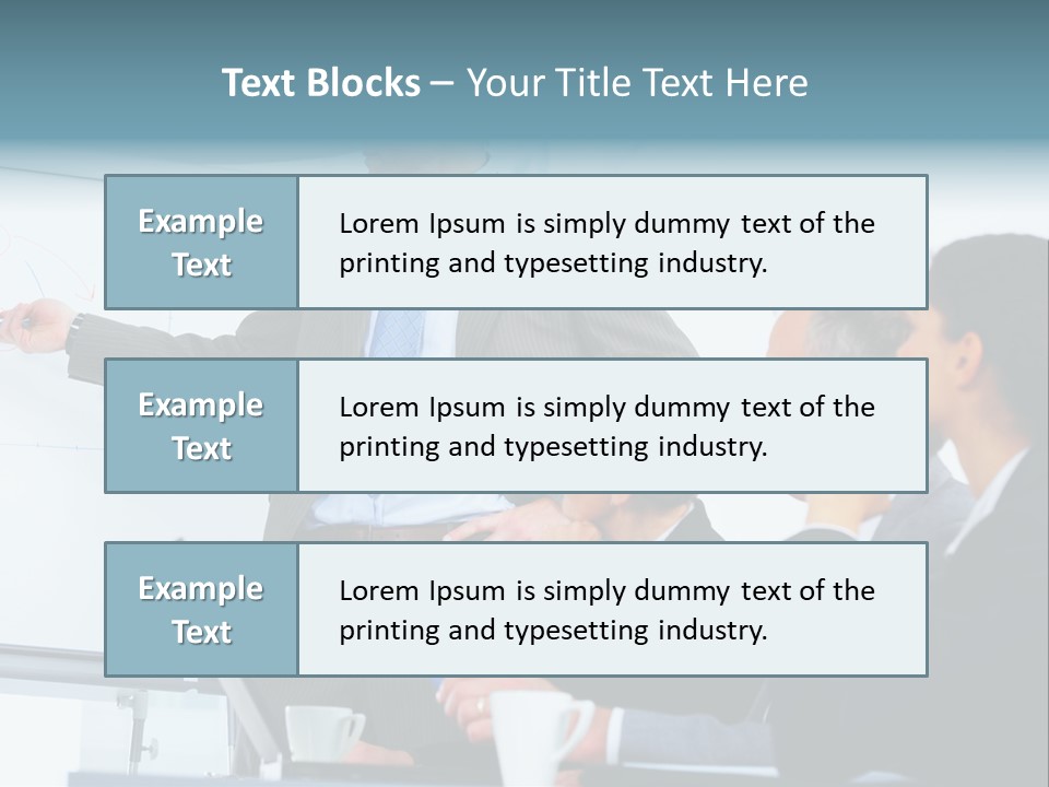 A Man Giving A Presentation To A Group Of Business People PowerPoint Template