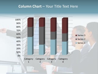 A Man Giving A Presentation To A Group Of Business People PowerPoint Template