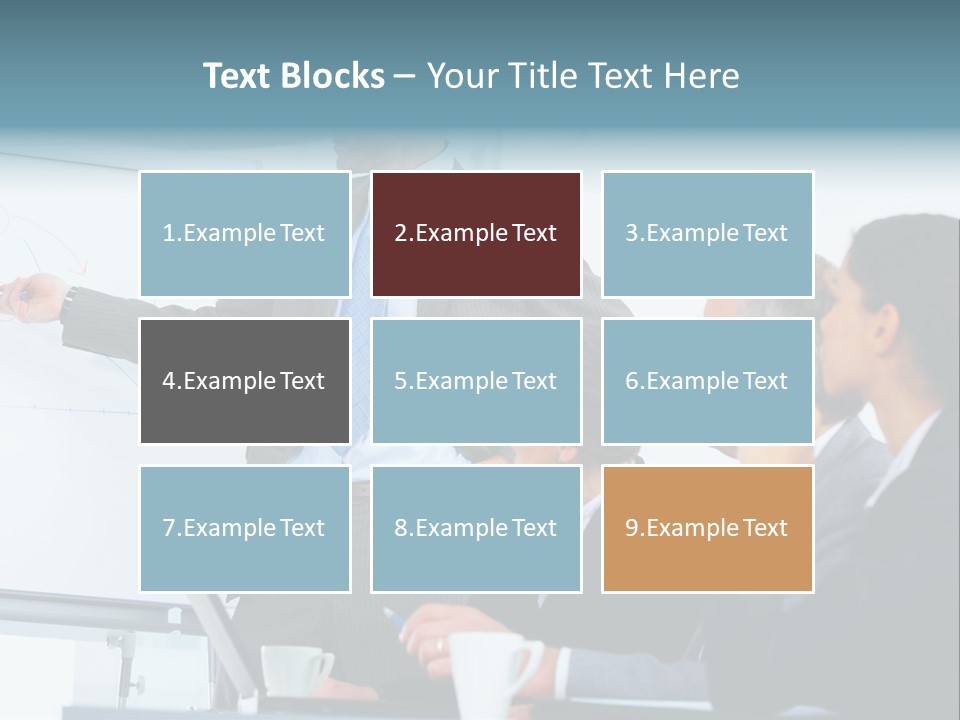A Man Giving A Presentation To A Group Of Business People PowerPoint Template
