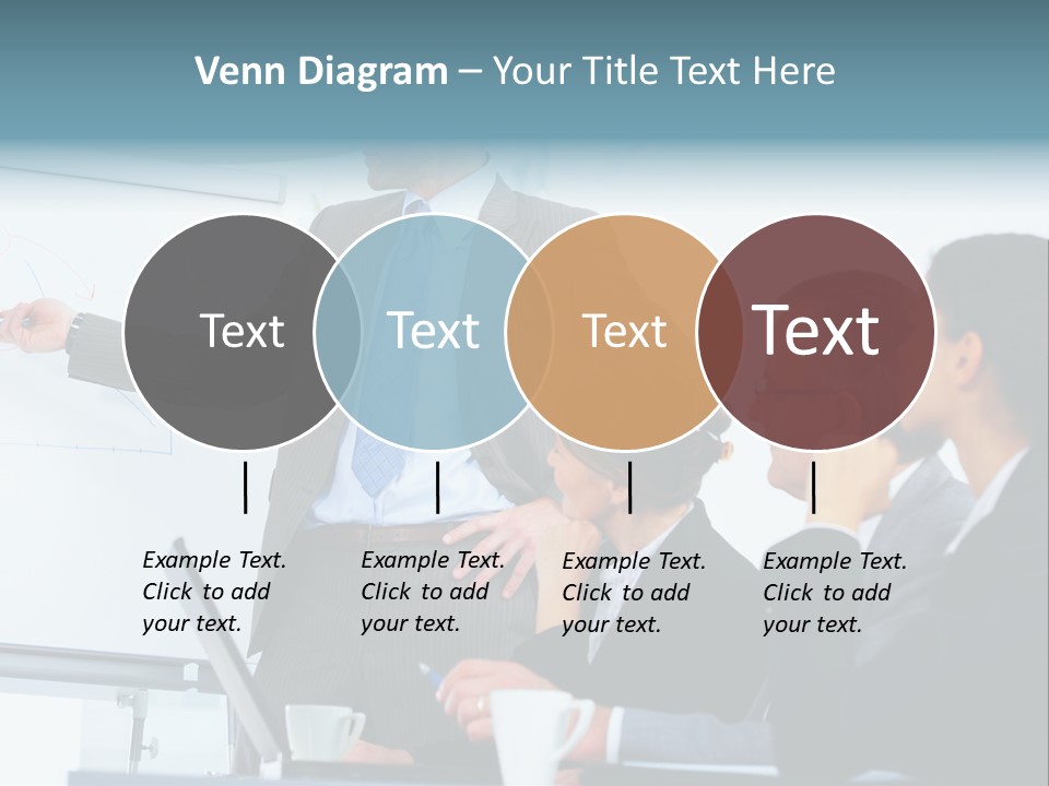 A Man Giving A Presentation To A Group Of Business People PowerPoint Template