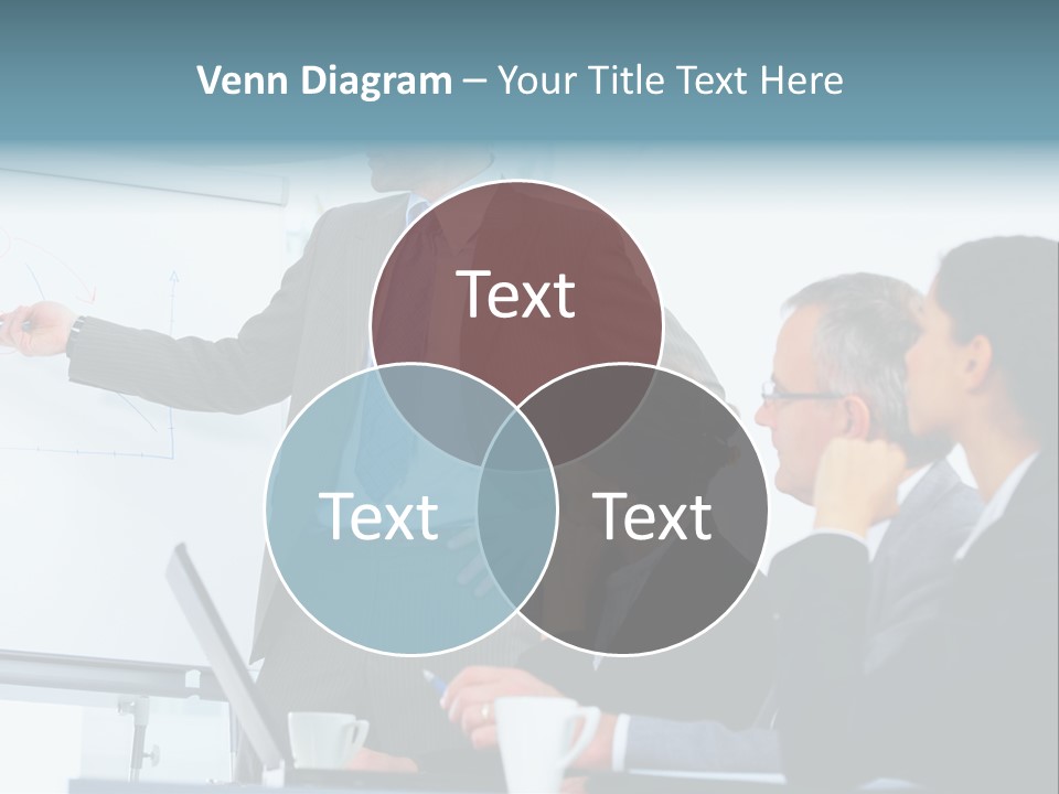 A Man Giving A Presentation To A Group Of Business People PowerPoint Template