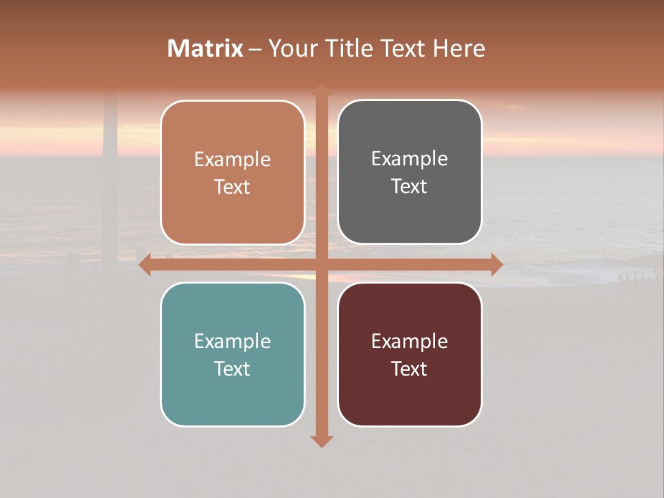 Busuanga Blue Landscape PowerPoint Template