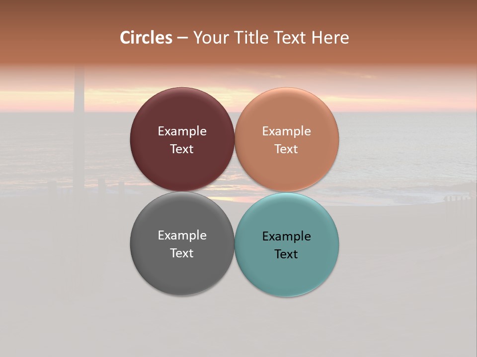 Busuanga Blue Landscape PowerPoint Template