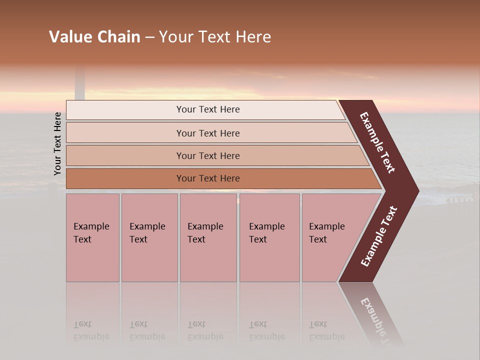 Busuanga Blue Landscape PowerPoint Template