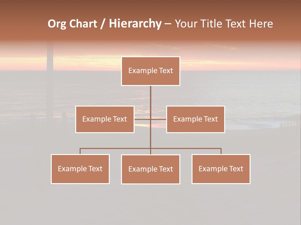 Busuanga Blue Landscape PowerPoint Template