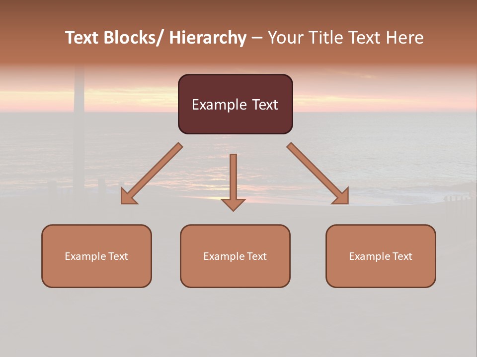 Busuanga Blue Landscape PowerPoint Template
