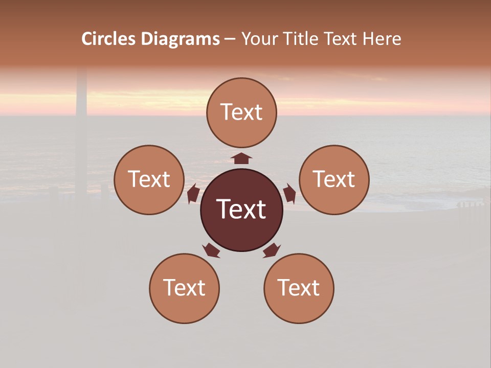 Busuanga Blue Landscape PowerPoint Template