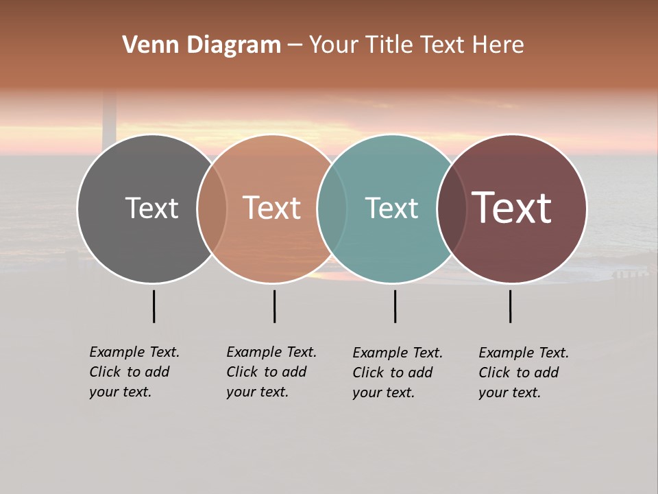 Busuanga Blue Landscape PowerPoint Template