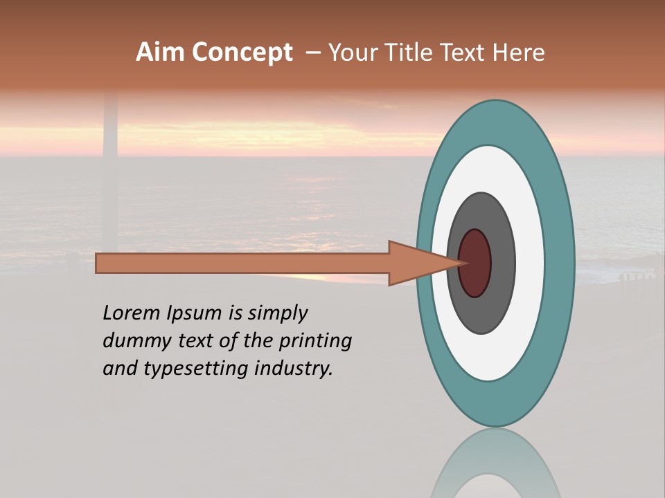 Busuanga Blue Landscape PowerPoint Template