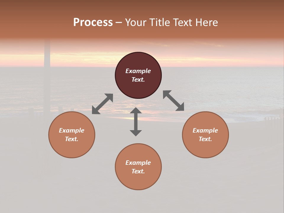 Busuanga Blue Landscape PowerPoint Template