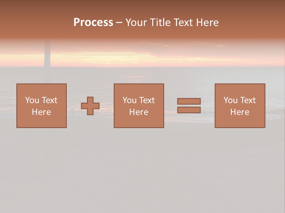 Busuanga Blue Landscape PowerPoint Template
