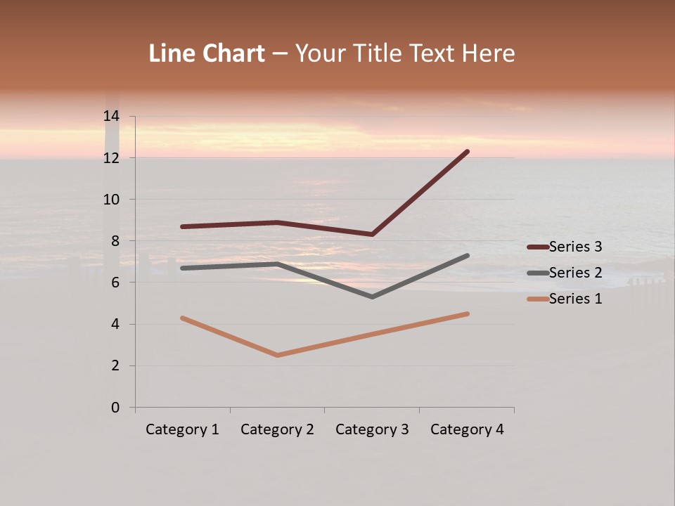 Busuanga Blue Landscape PowerPoint Template