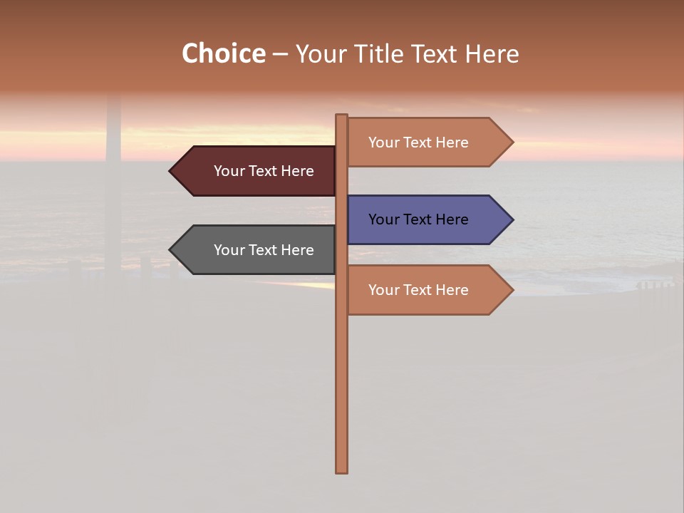 Busuanga Blue Landscape PowerPoint Template