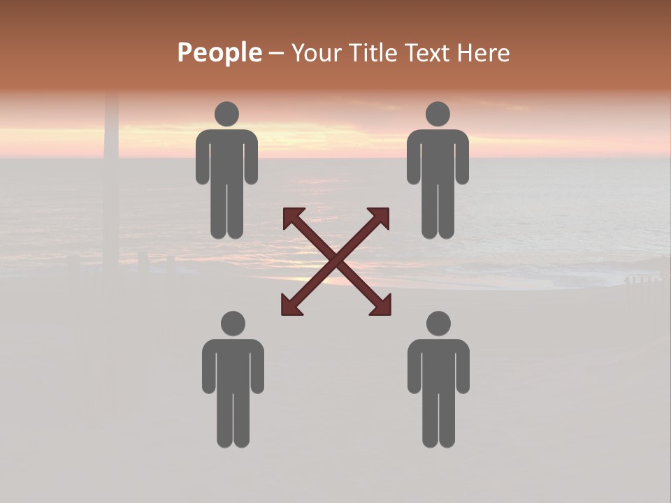 Busuanga Blue Landscape PowerPoint Template