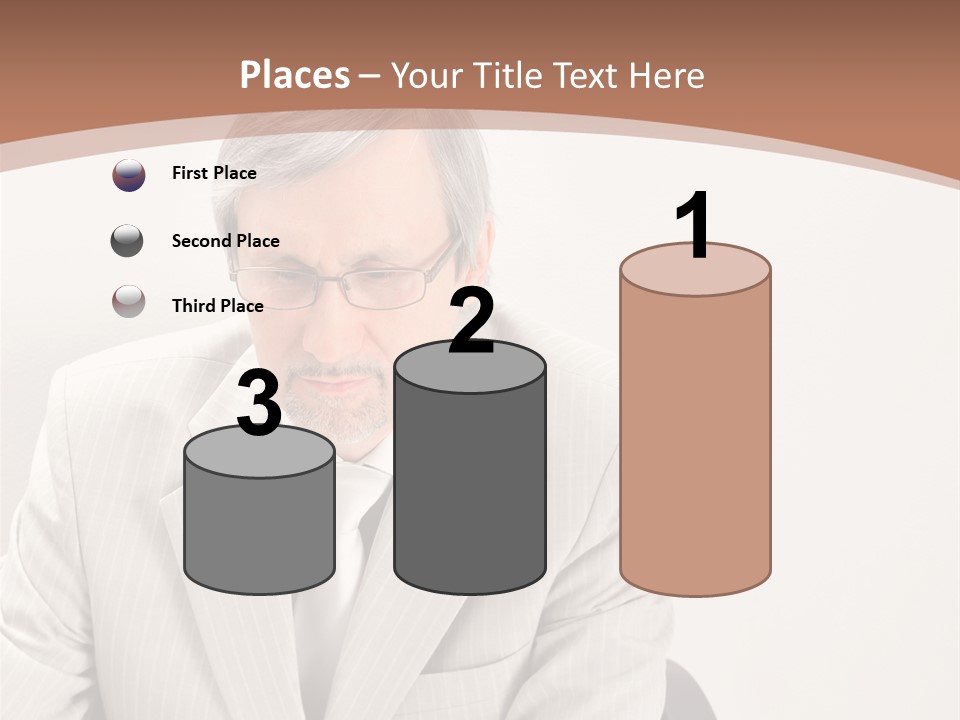 Problem Mature Computer PowerPoint Template