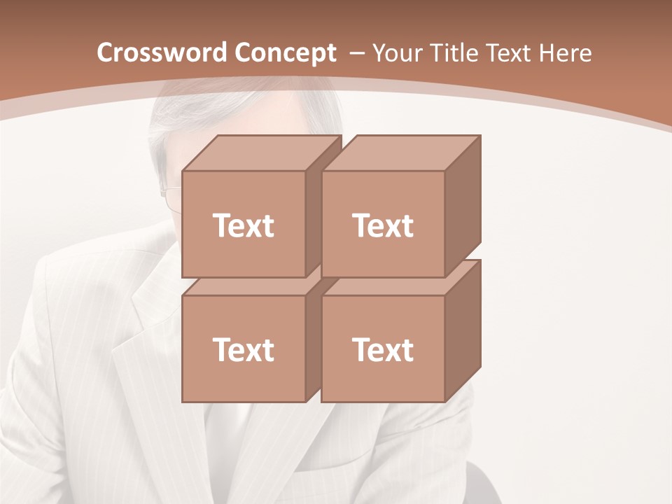 Problem Mature Computer PowerPoint Template