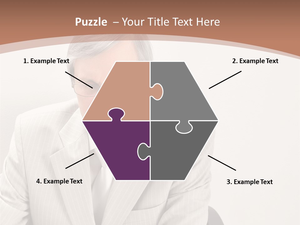 Problem Mature Computer PowerPoint Template