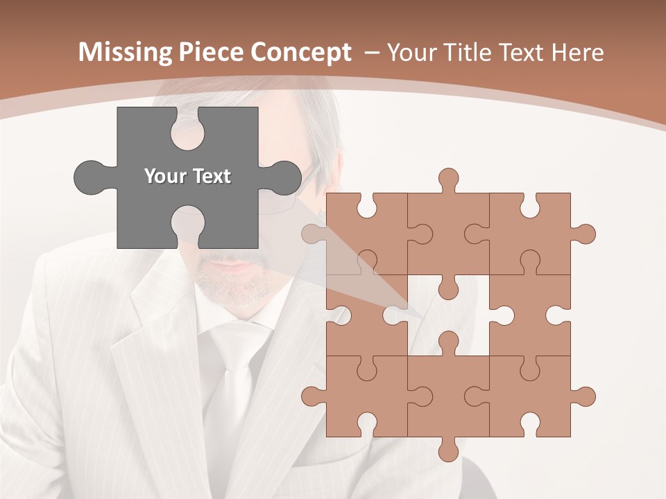 Problem Mature Computer PowerPoint Template