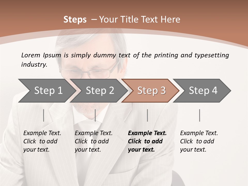Problem Mature Computer PowerPoint Template