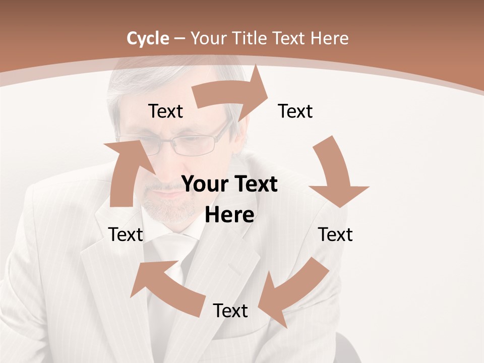 Problem Mature Computer PowerPoint Template