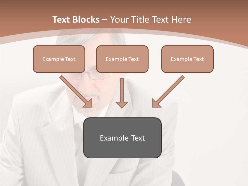 Problem Mature Computer PowerPoint Template