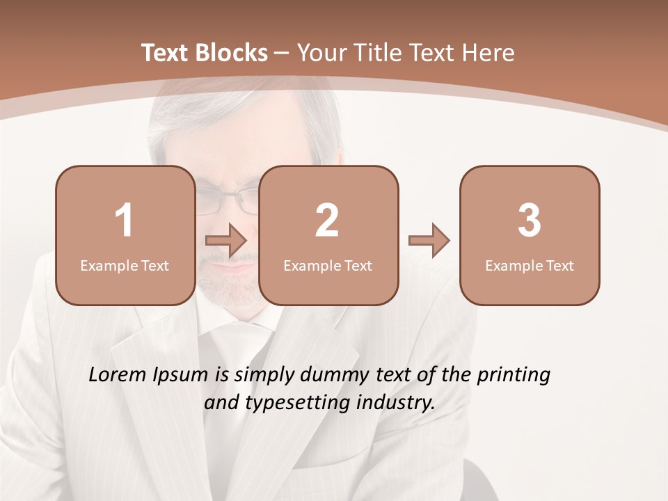 Problem Mature Computer PowerPoint Template