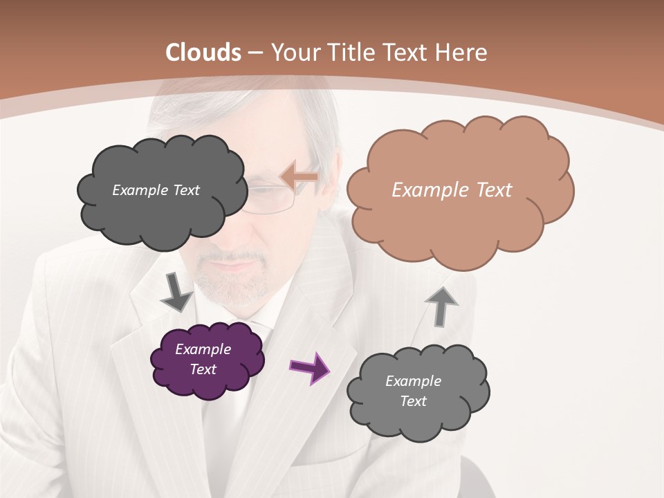 Problem Mature Computer PowerPoint Template