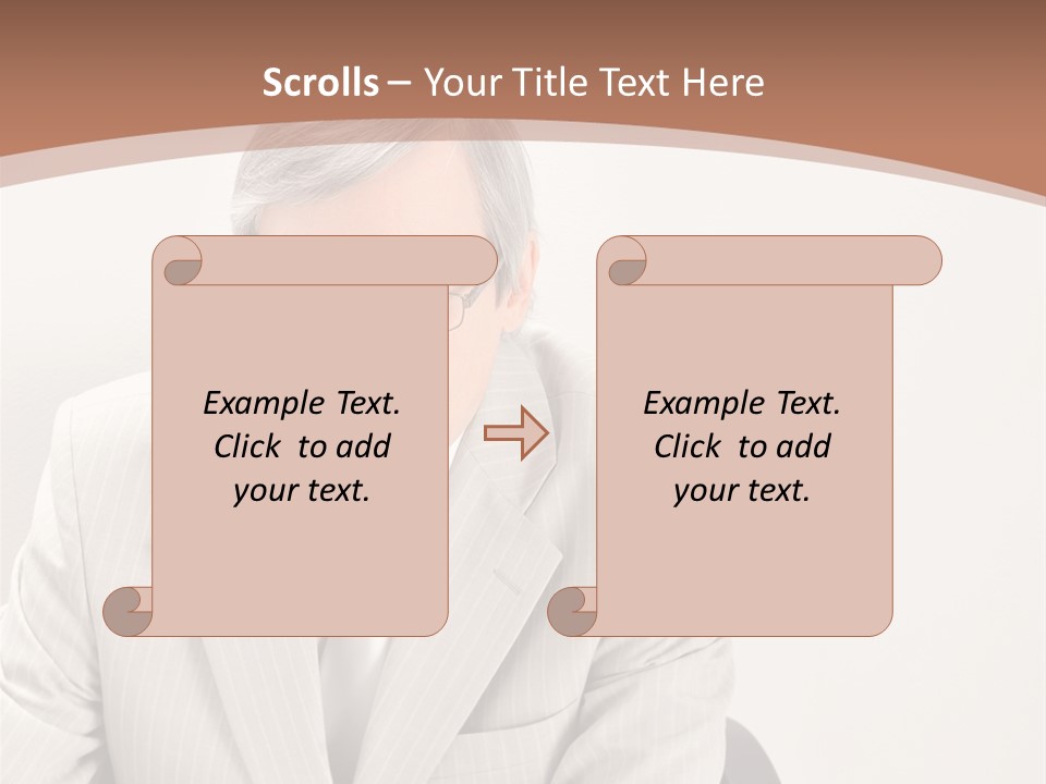 Problem Mature Computer PowerPoint Template